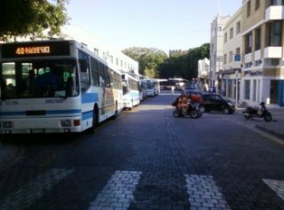 Автобусная станция Фалираки на Родосе (Греция)