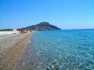 Пляж Афанду, курорт Фалираки, Родос (Греция)
